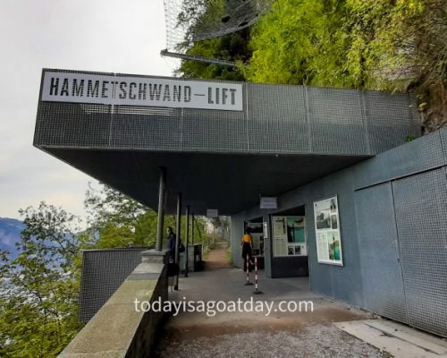 Hike in Central Switzerland, Hammetschwand Lift entrance