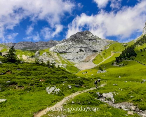 Hiking on Mount Pilatus