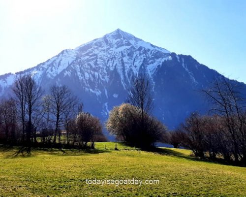 Niesen mountain, the Swiss Pyramid