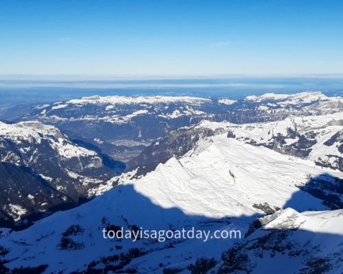 Top attraction in Switzerland, view from Sphinx viewing platform